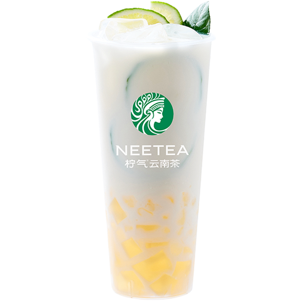 糯米香柠檬果奶
